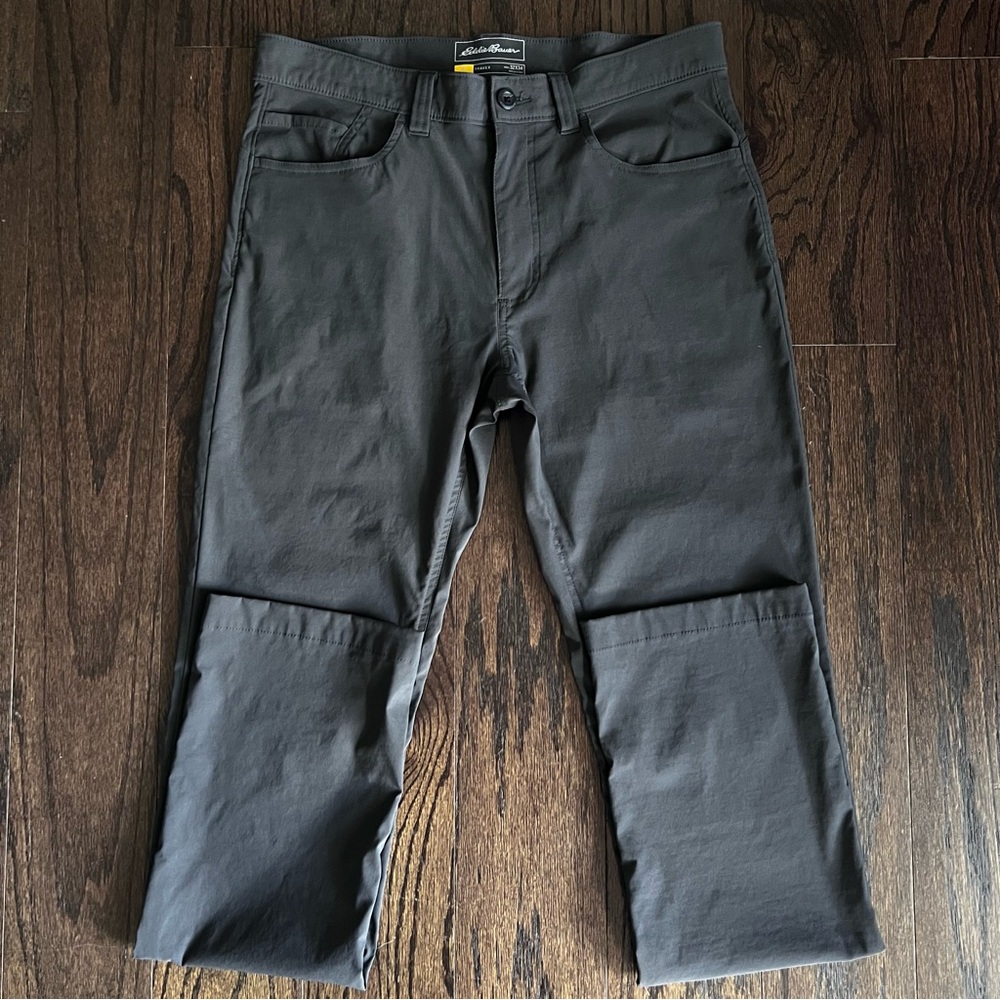 Eddie Bauer Travex Pants Men's 32x34 Dark Gray Pants Like New